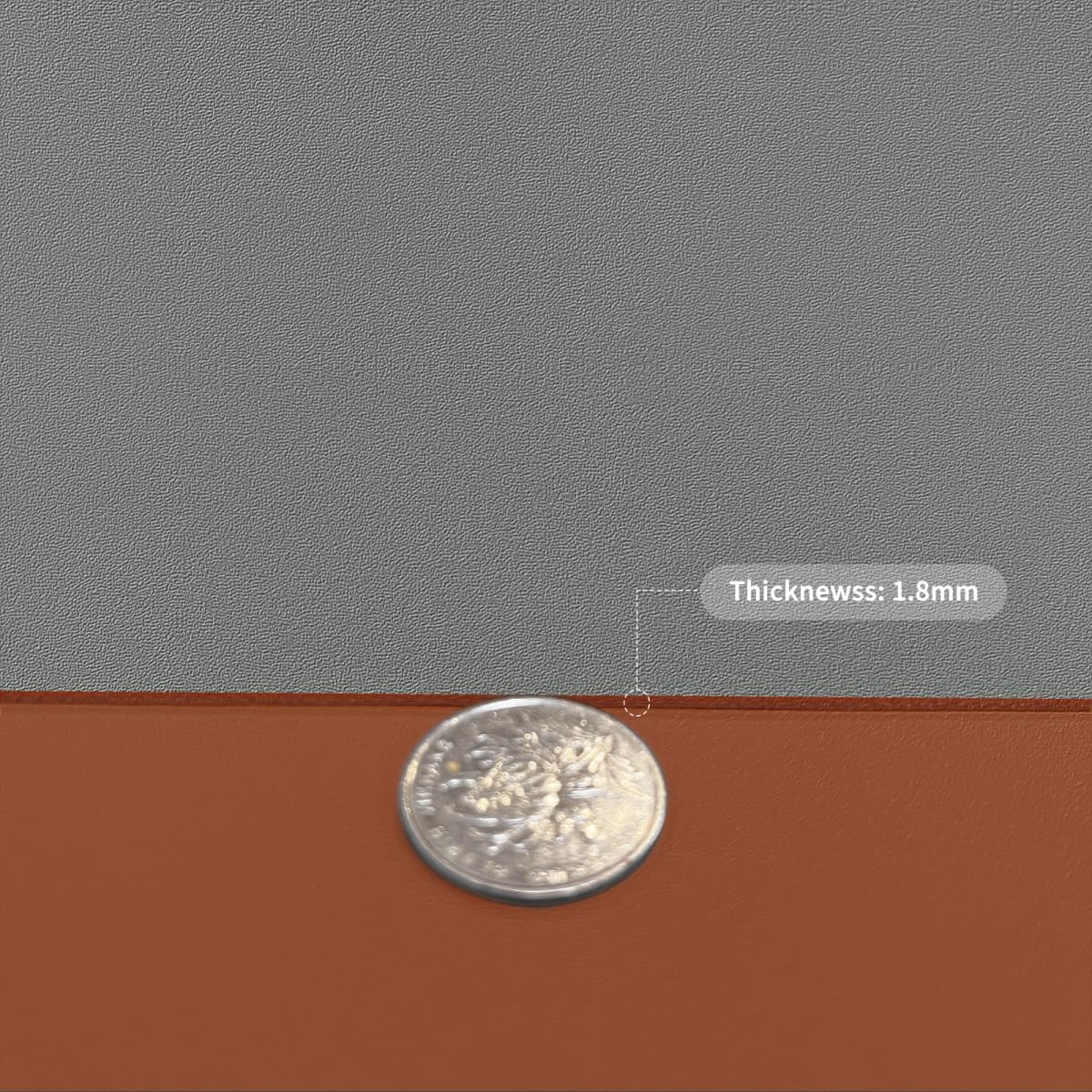 Dresser Top Protector - 16x36 Inch Waterproof Anti Overflow Can Cover Up Defects Protect The Surface of Furniture from Scratches Can Be Used for Dresser Bedside Table(Brown+Gray 16x36)