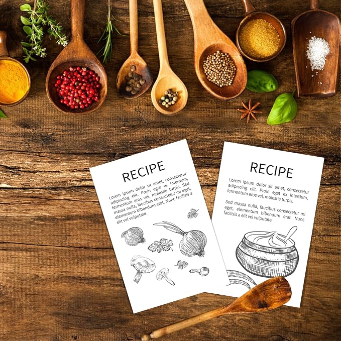 300 Pack White Blank Index Cards 4x6 Thick Paper, Goefun 80lb Heavyweight CardStock Unlined Notecards for Postcards, Photo Paper, Recipe Cards