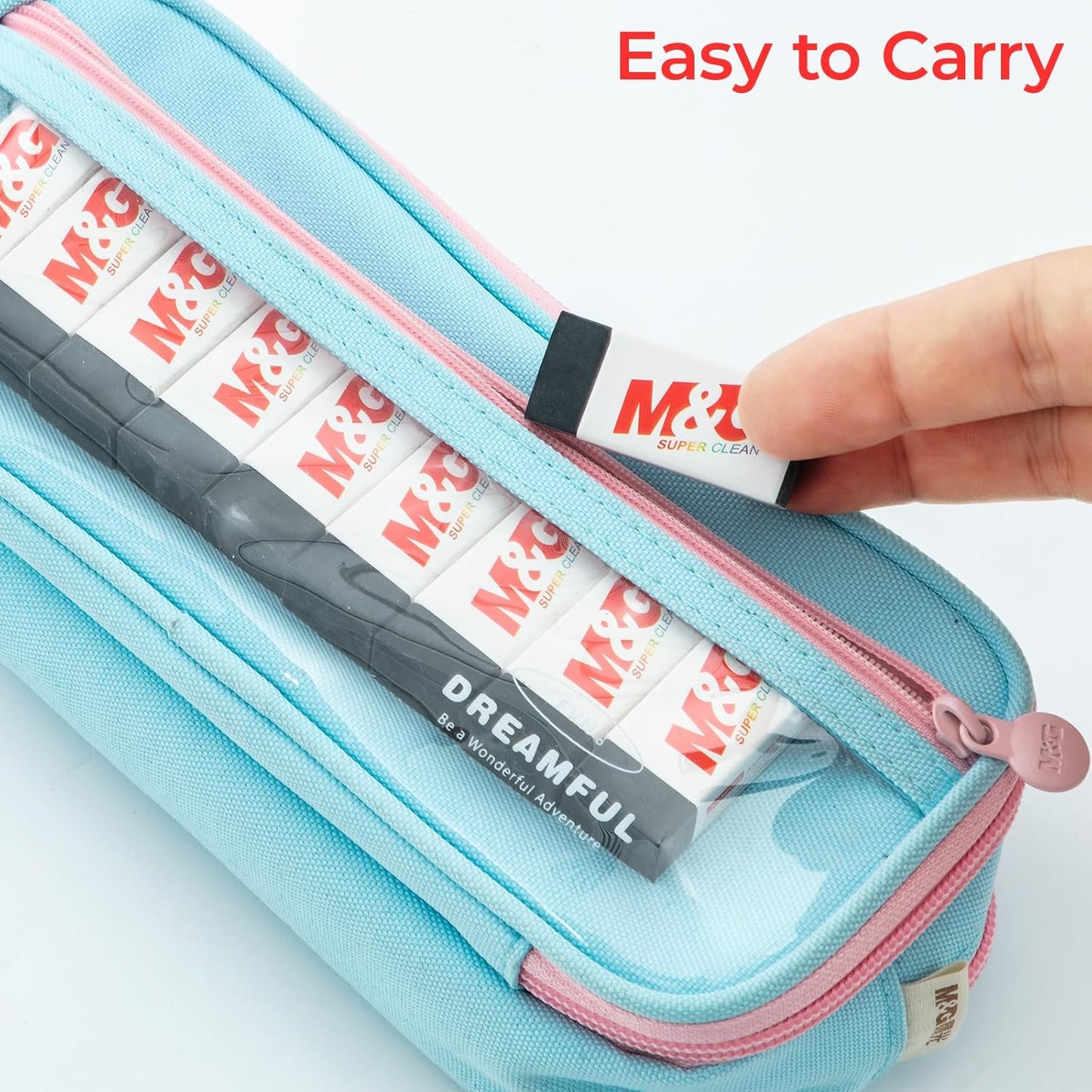 M&G Pencil Eraser for Kids, 30 Pack, Black Erasers Bulk, Erasers for Artists, Drawing Erasers for Sketching, Small Pencil Erasers, Art Erasers for Drawing, School Erasers Office Supplies