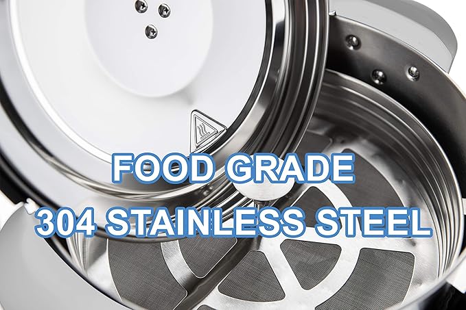 SYBO SR-CP-100B Commercial Grade Stainless Steel Percolate Coffee Maker Hot Water Urn for Catering, 100-Cup 16 L, Grey