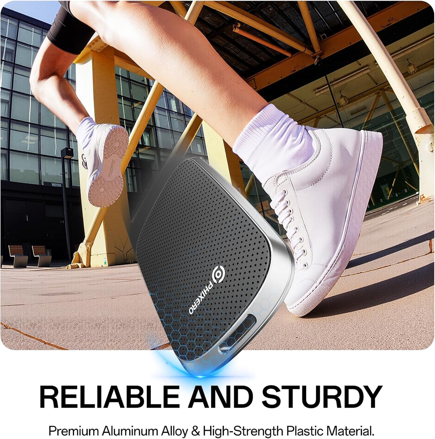 PHIXERO P5PLUS Portable SSD 512GB Up to 550MB/s, USB 3.2 Gen 2 External Solid State Drive，USB C to C&A for Smartphone，Tablet，PC，Labtop (Black)