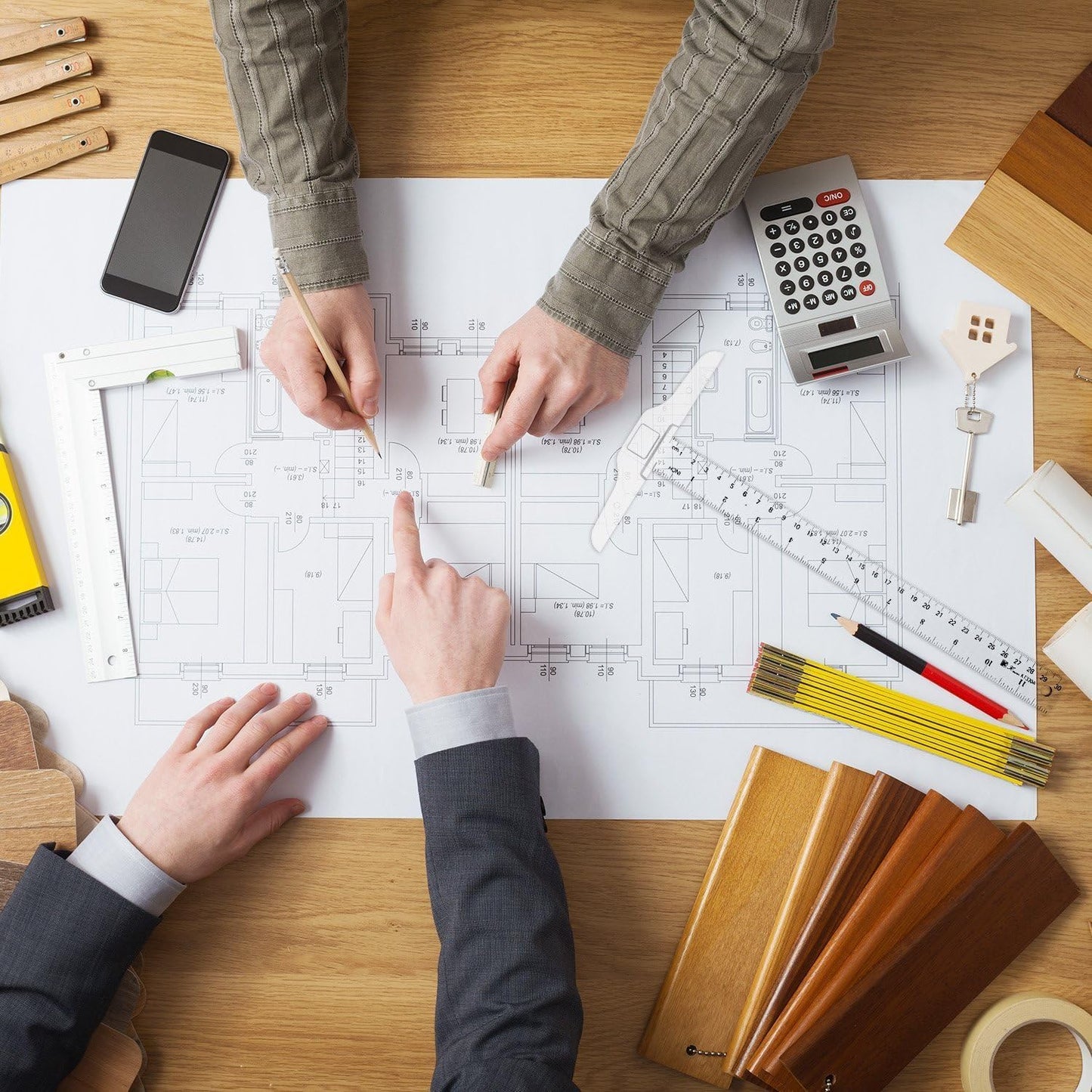 12 Inch/ 30 cm T-Square Ruler Plastic Transparent T-Ruler for Drafting and General Layout Work (4)