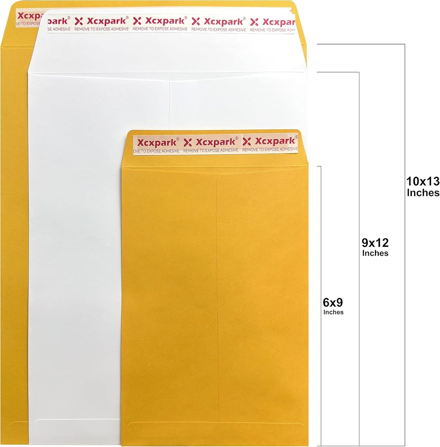250 PCS 10x13 inches Security Catalog Envelopes Printable Self Seal Envelopes, Anti Tear brown Kraft Envelopes for Invitation Cards, Pictures, Photos, Documents