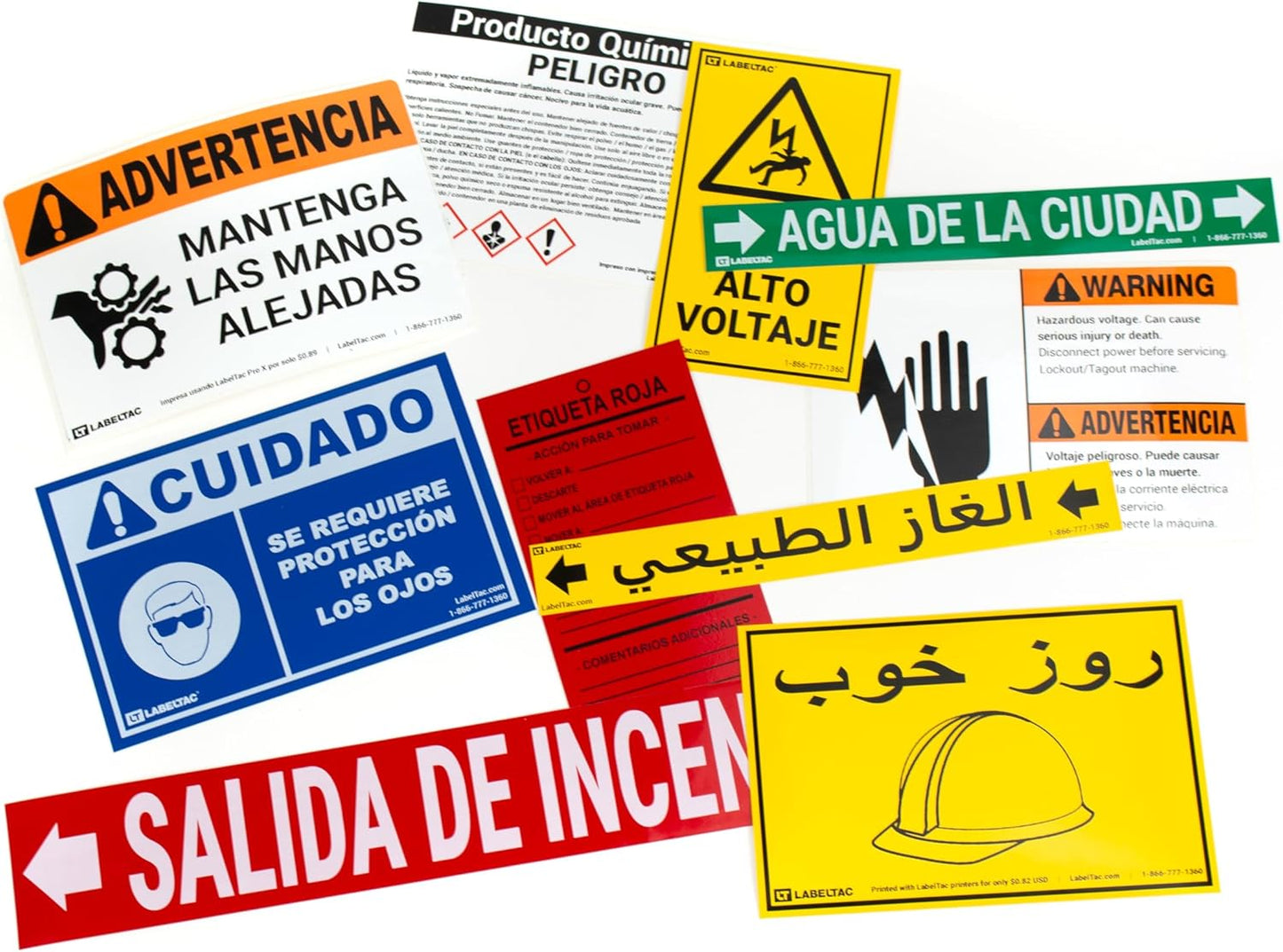 LT4/LT4P/LTPX Label Supply 0.5" x 150' Red