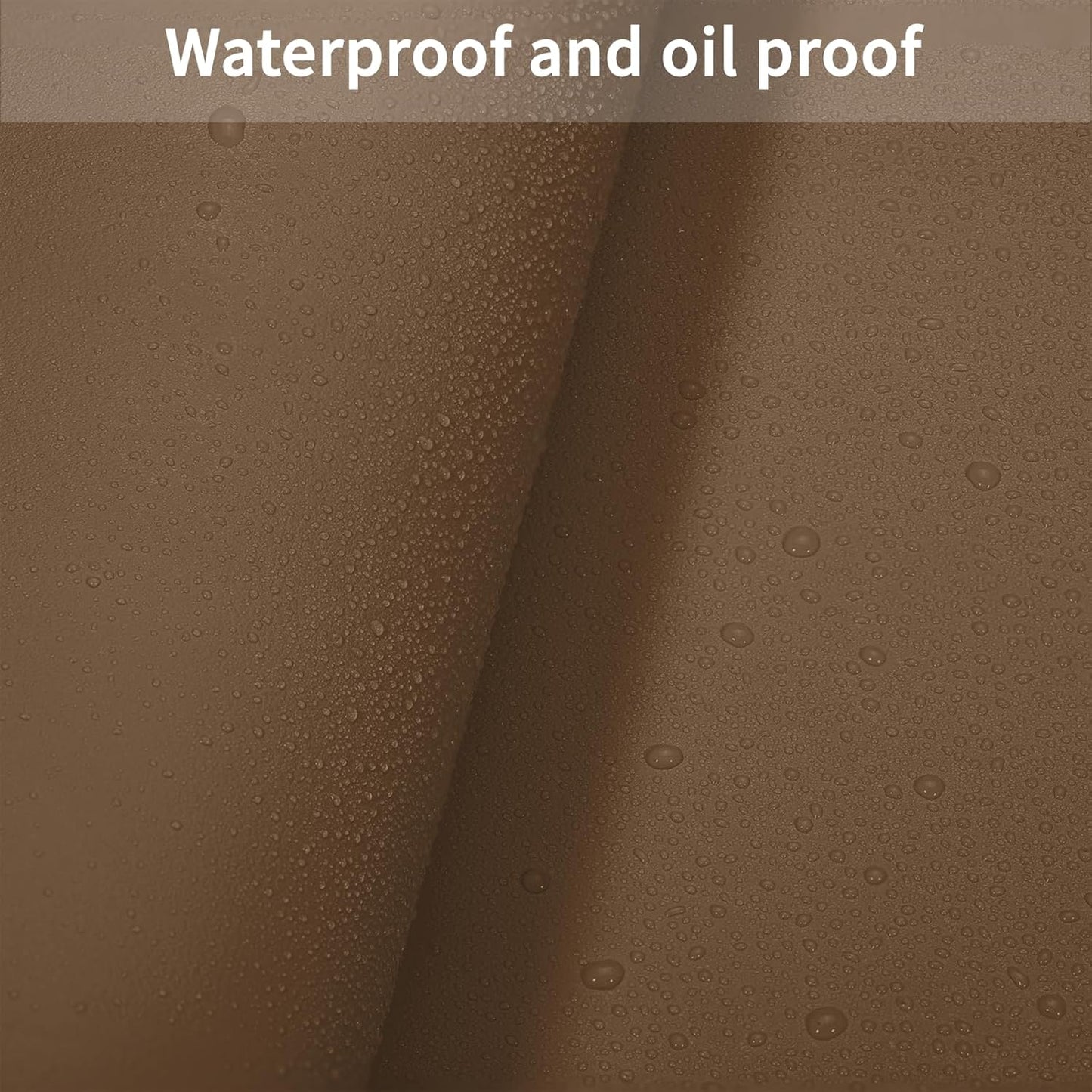 Leather Table Cover,1.8mm Thick,42x60 Inch Table Protector,Table Protector for Dining Room Table,Dining Table Cover,Table Cover Protector,Wood Table Protector(Mud Color+Champagne Gold,42x60)