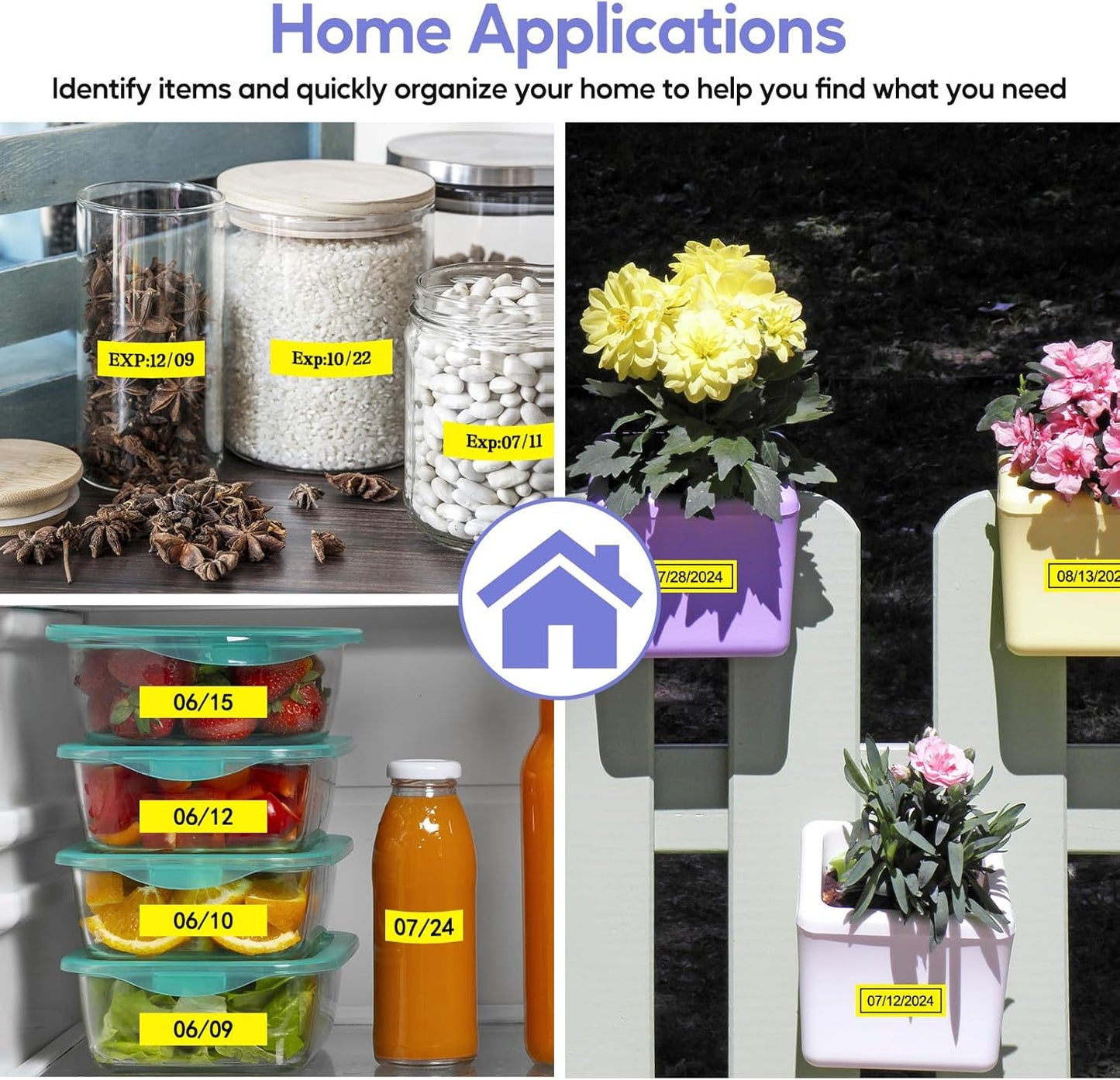 NineLeaf 4 Pack Compatible for Brother P-Touch M Tape M-K631 M-K631S MK631 M631 12mm 0.47'' Black on Yellow Label Tape for PT-70BBVP PT-70BMH PT-70HK PT-70HOL PT-70HOT Label Maker