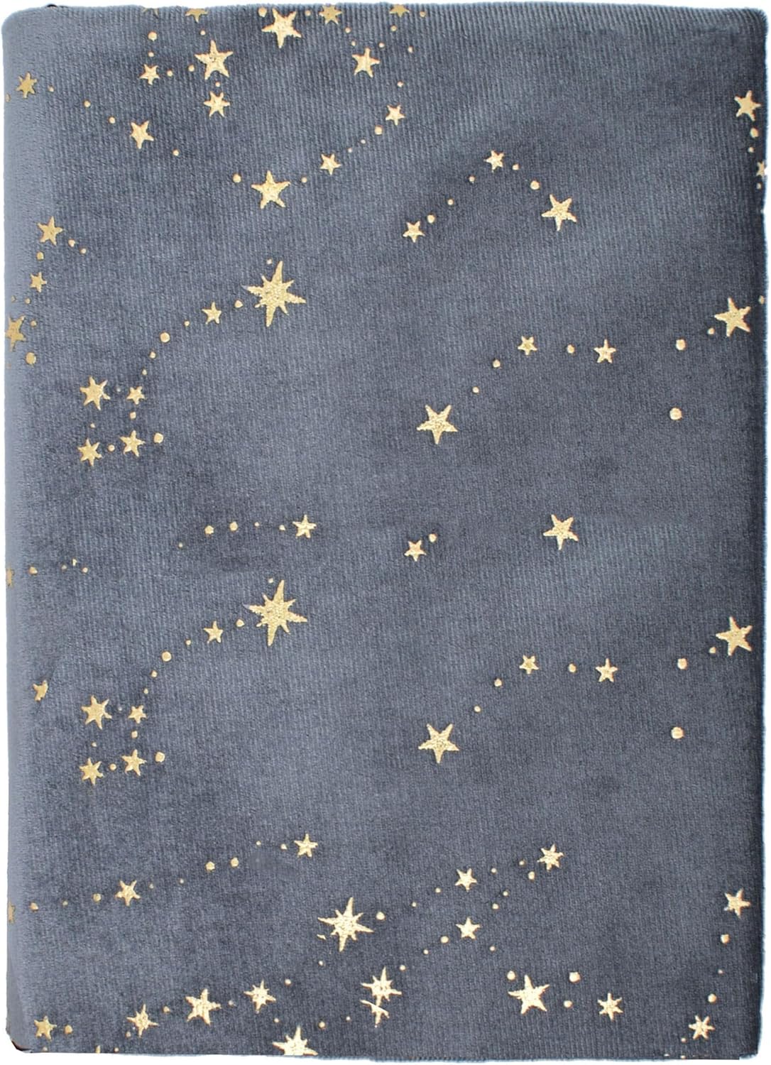 BLBMH Book Covers for Paperbacks Fit for 5.5x8.5 inch Adjustable Book Jacket for Women Book Lovers Gifts Soft Cloth Protector for Bible Novels Notebook Journal - Stars Grey 8.5in