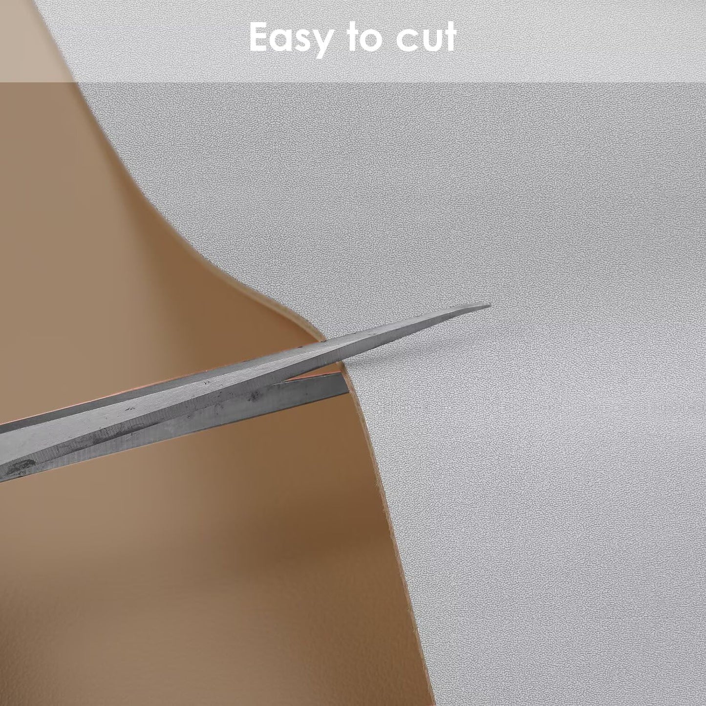 Leather Table Cover,1.8mm Thick,24x60 Inch Desk Cover,Large Desk Mat,Table Protector,Table Cover Protector,Desk Protector,Table Pad,(Khaki+Silvery,24x60)