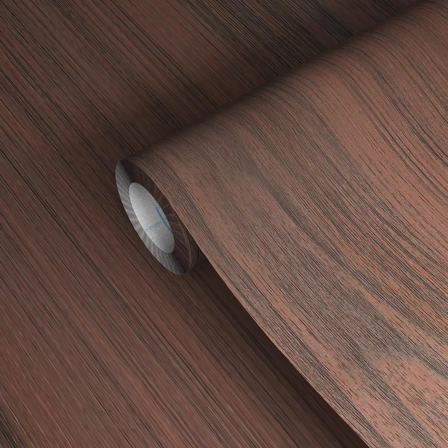 GSCIT Club Red Walnut Wallpaper, 24 inch X 25ft Self Adhesive Wood Grain Repair Tape Patch for Tables, Chairs, Baseboards, Doors, Windows, Floors, Handicraft DIY.