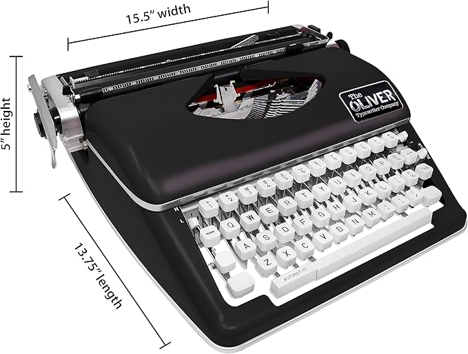 Timeless Manual Typewriter, Black
