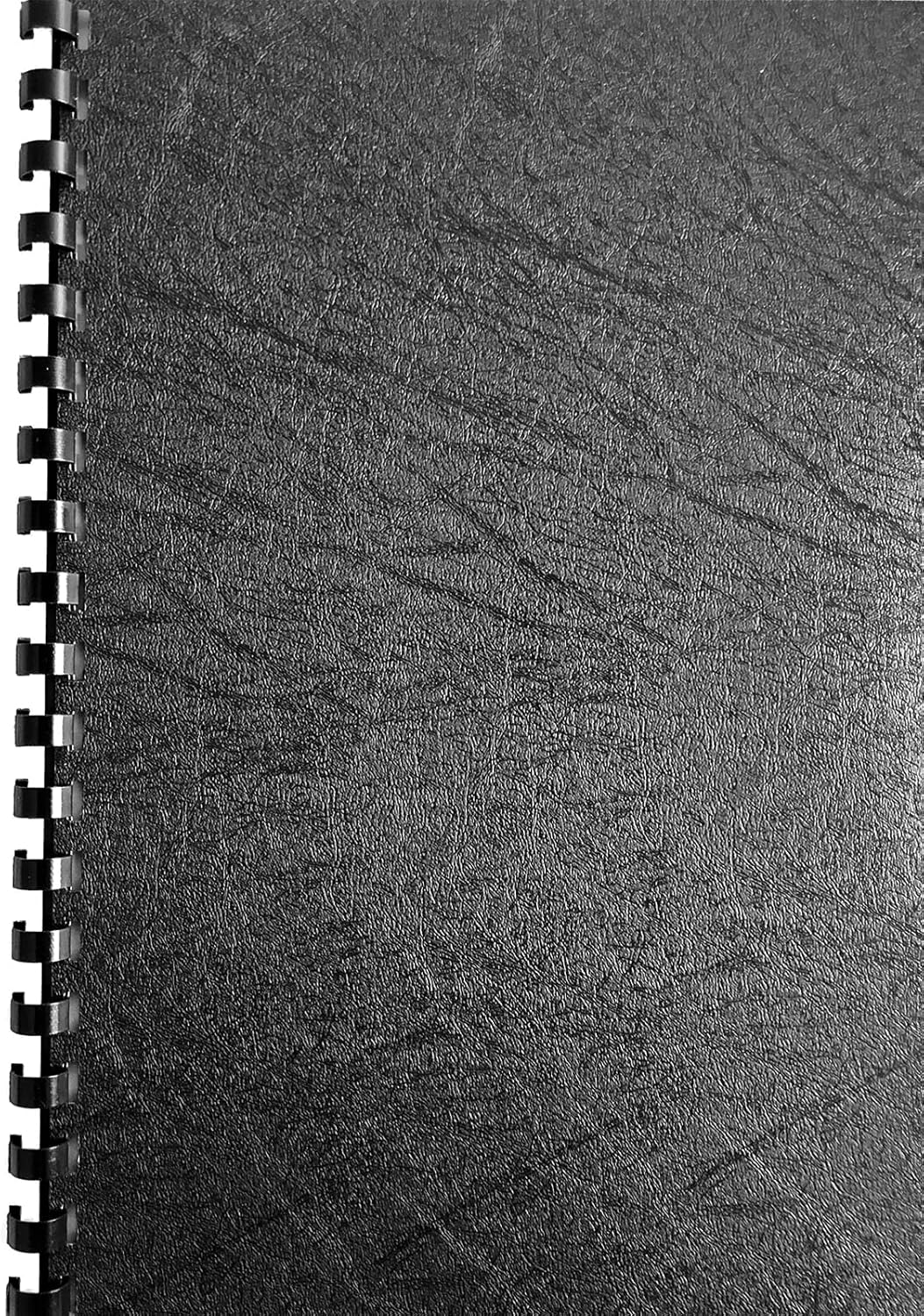 HOUYEE 1/2 Inch Plastic Binding Comb 19 Ring, 90 Sheet Capacity, Letter Size Black Comb Binding Spines (200 Pack)