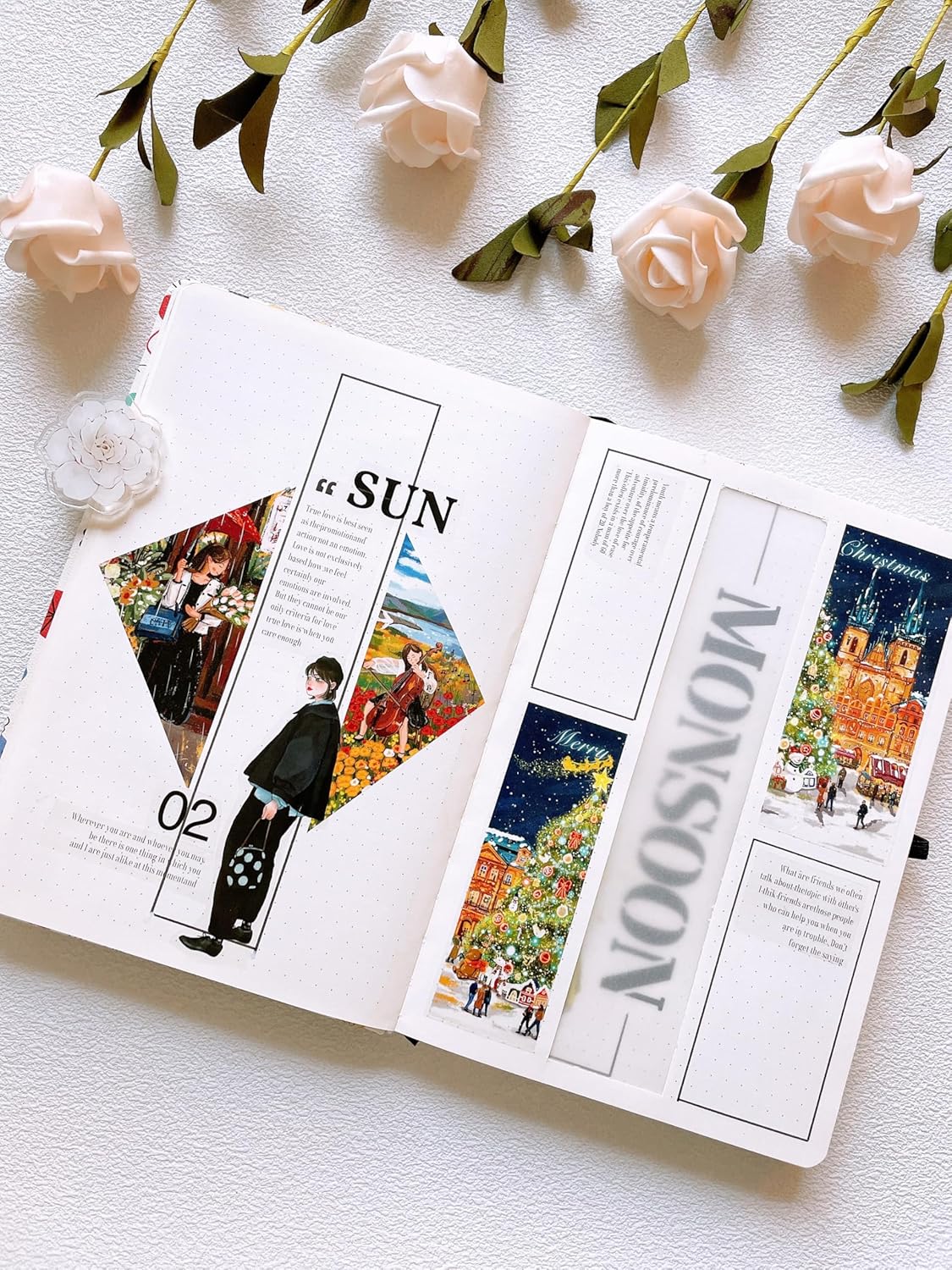 WT Twilight Zone Wide Washi Tape, Single Roll, Original Designs, Modern Girls Decorative Tape, Fashion Characters Figures, Washi Tape for Journaling, Bujo Planner Supplies, DIY Paper Tapes