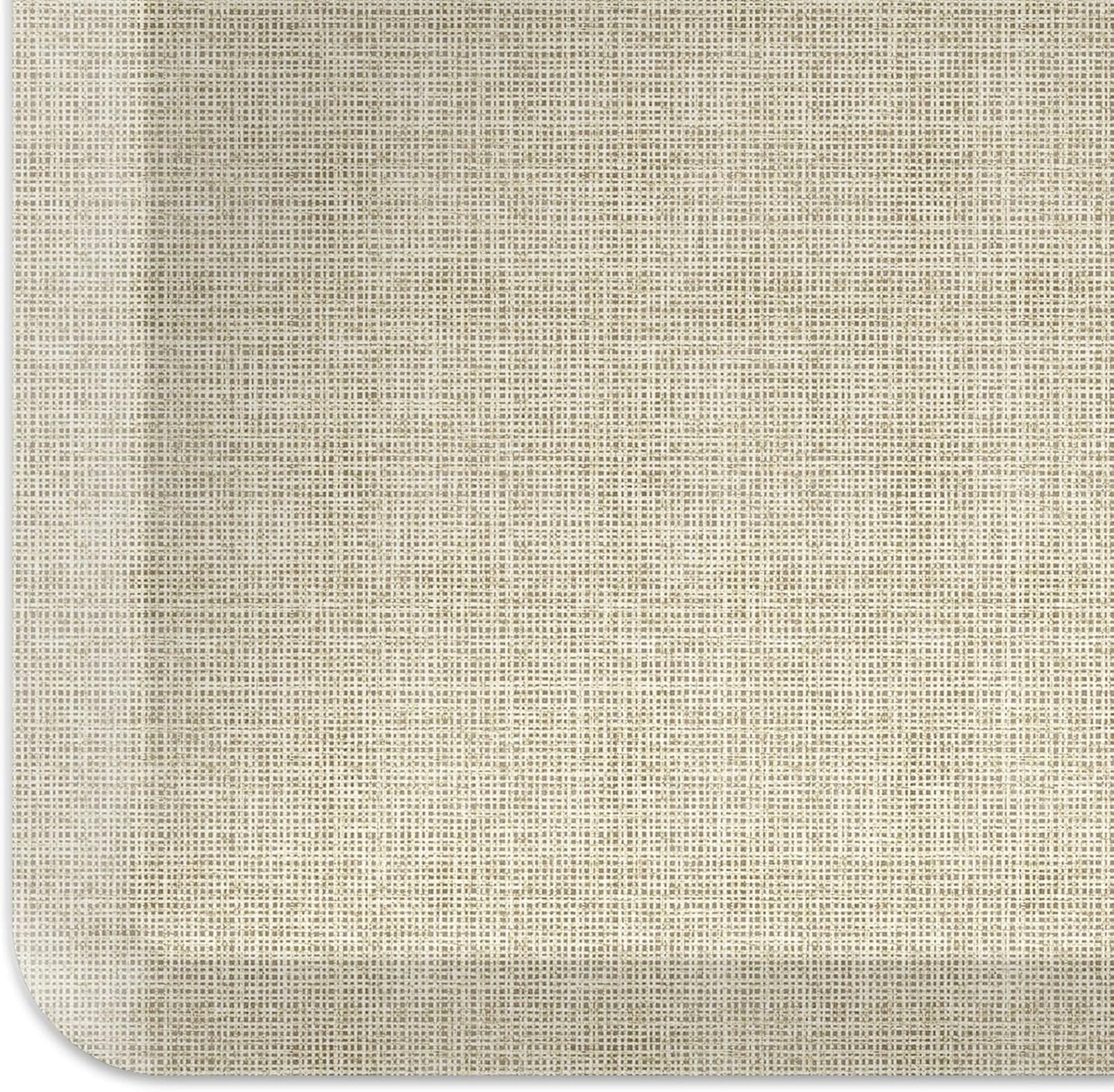GelPro Decorative Foam Floor Mat, 30" x 108", Tweed Antique White