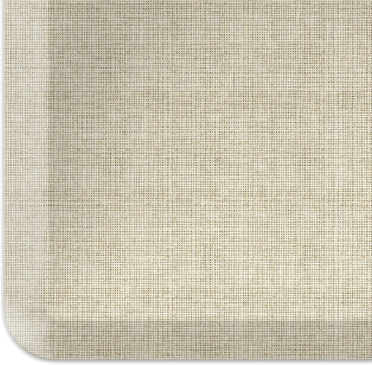 GelPro Decorative Foam Floor Mat, 30" x 108", Tweed Antique White