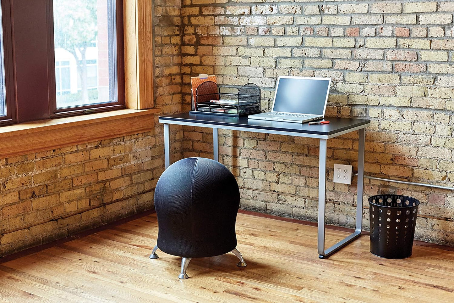 Safco Products 3252BL Onyx Mesh Desktop Organizer with 3 Drawers, Black 16" x 11.4" x 8"