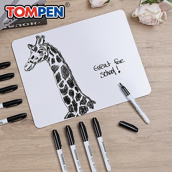 Dry Erase Markers Black,160 Bulk Pack Chisel Tip,Low Odor Quick-Drying Whiteboard Markers for Office Home School Writing Planning