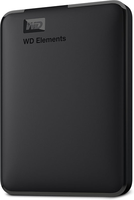 WD 6TB Elements Portable External Hard Drive for Windows, USB 3.2 Gen 1/USB 3.0 for PC & Mac, Plug and Play Ready - WDBHJS0060BBK-WESN